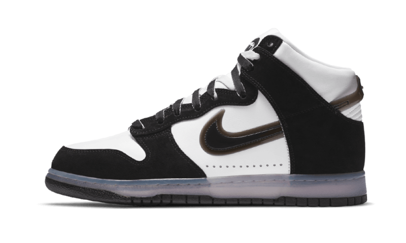 Overkicks - Nike Dunk High Slam Jam White Black (DA1639-101) - vista lateral