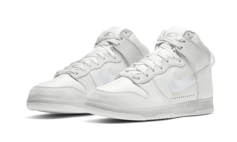 Overkicks - Nike Dunk High Slam Jam White Pure Platinum (DA1639-100) - vista trasera