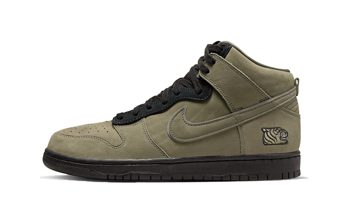 Overkicks - Nike Dunk High Soulgoods Olive (DR1415-200) - vista lateral