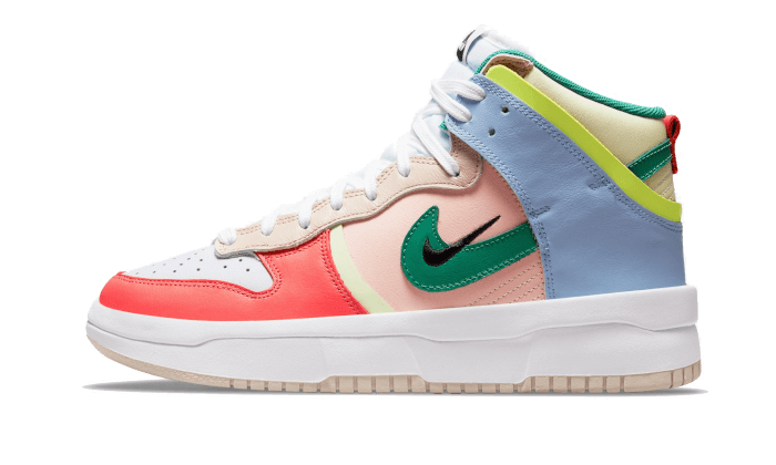 Overkicks - Nike Dunk High Up Pastels (DH3718-700) - vista lateral