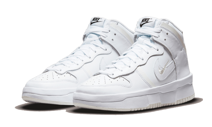 Overkicks - Nike Dunk High Up Summit White Sail (DH3718-100) - vista trasera
