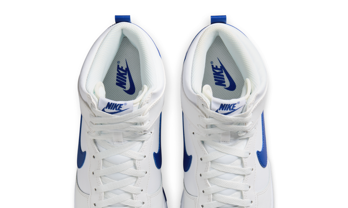 Overkicks - Nike Dunk High White Concord (DV0828-101) - vista superior
