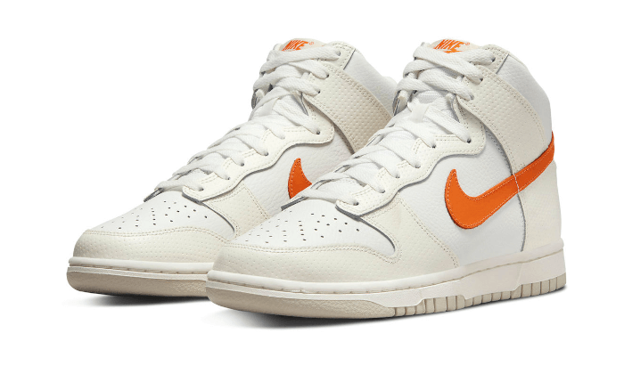 Overkicks - Nike Dunk High White Magma Orange (DV6986-100) - vista trasera