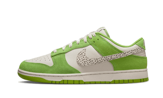 Overkicks - Nike Dunk Low AS Safari Swoosh Chlorophyll (DR0156-300) - vista lateral