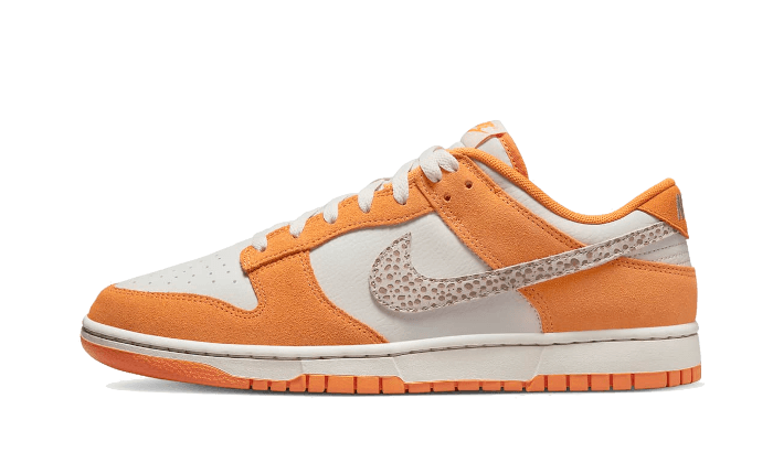 Overkicks - Nike Dunk Low AS Safari Swoosh Kumquat (DR0156-800) - vista lateral