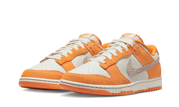 Overkicks - Nike Dunk Low AS Safari Swoosh Kumquat (DR0156-800) - vista trasera