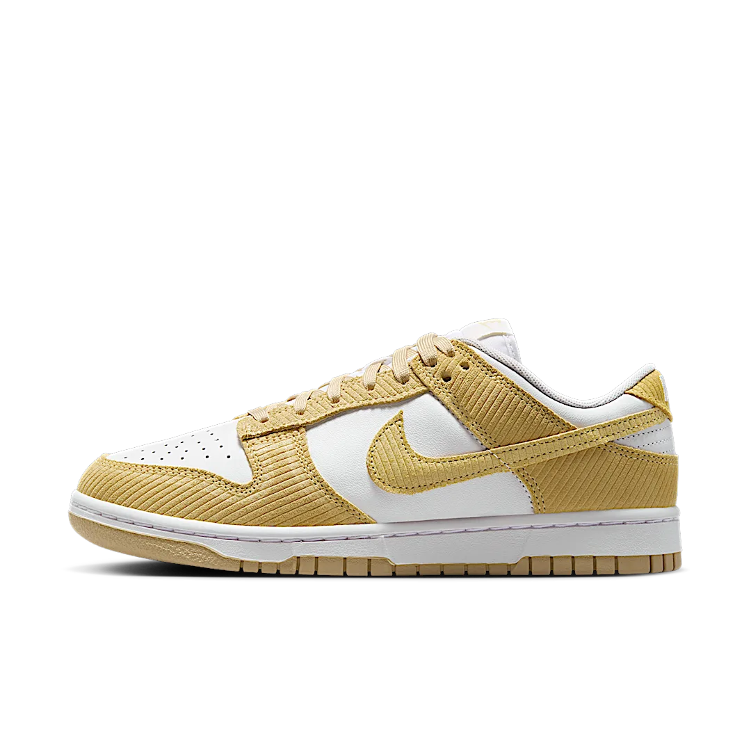 Overkicks - Nike Dunk Low Alabaster Corduroy (FN7167-700) - vista lateral