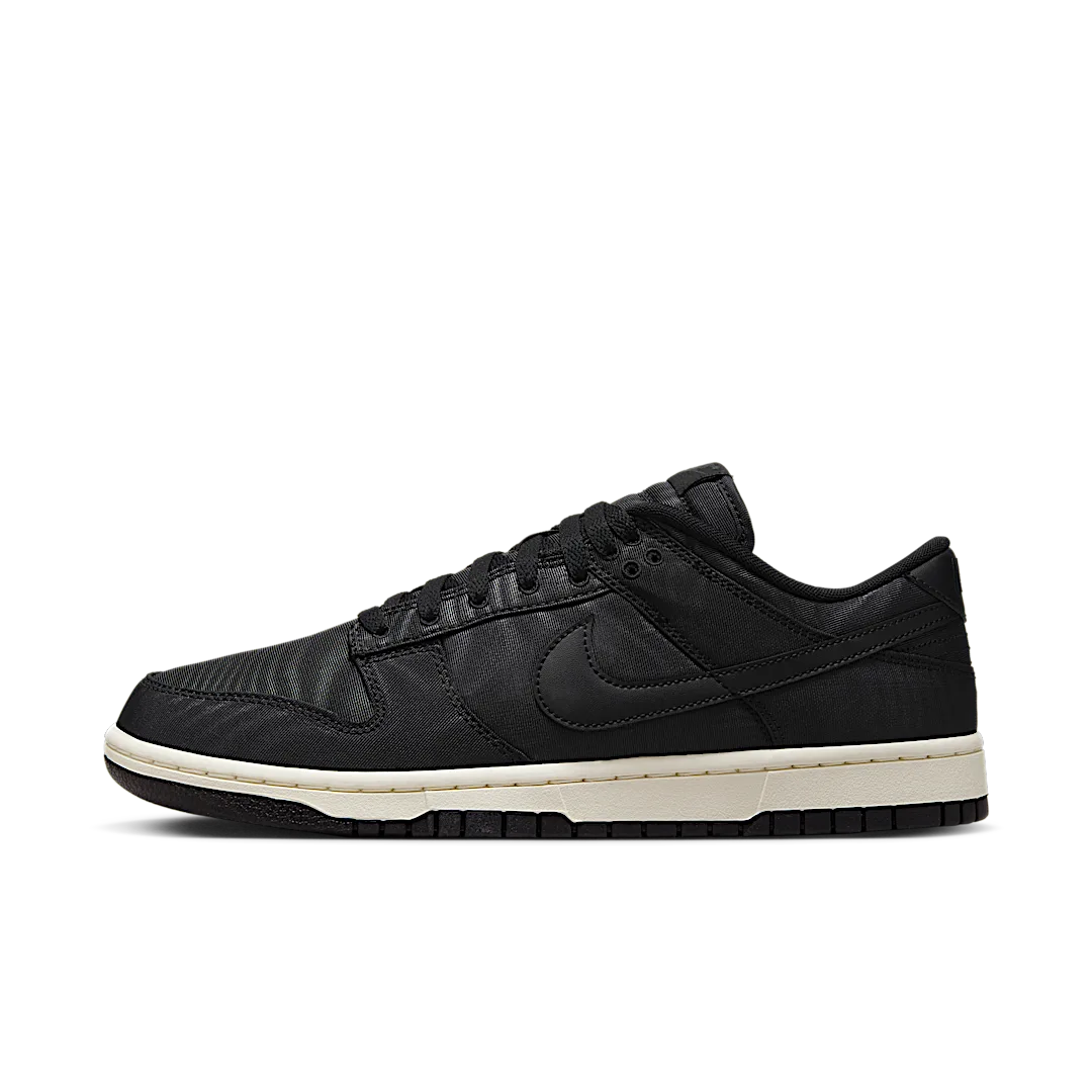 Overkicks - Nike Dunk Low Black Canvas (DV7211-001) - vista lateral