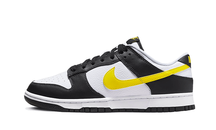 Overkicks - Nike Dunk Low Black Opti Yellow (FQ2431-001) - vista lateral