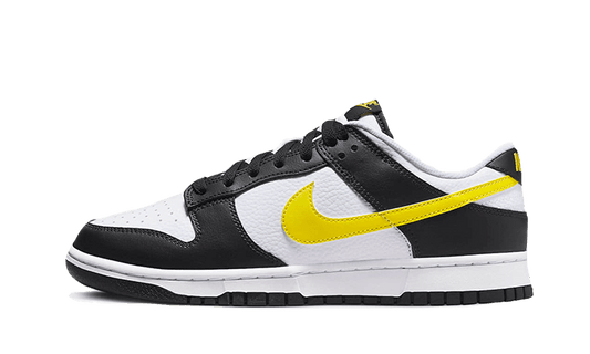 Overkicks - Nike Dunk Low Black Opti Yellow (FQ2431-001) - vista lateral