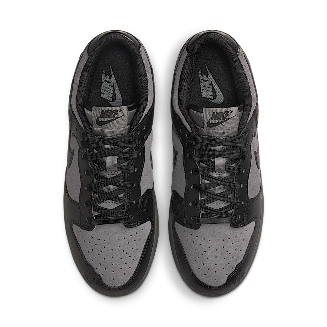 Overkicks - Nike Dunk Low Black Roses (HF1986-001) - par completo