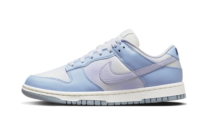 Overkicks - Nike Dunk Low Blue Airbrush Canvas (FN0323-400) - vista lateral