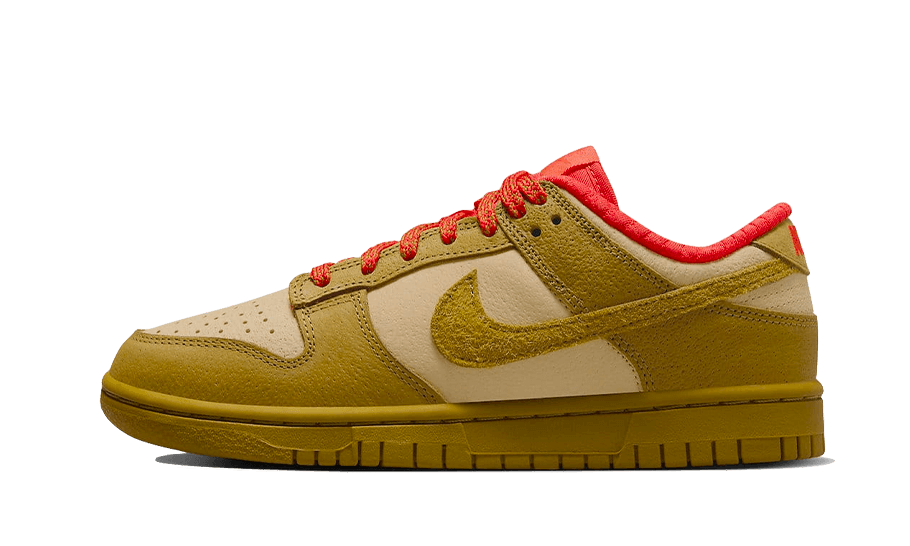 Overkicks - Nike Dunk Low Bronzine Sesame Picante Red (FQ8897-252) - vista lateral