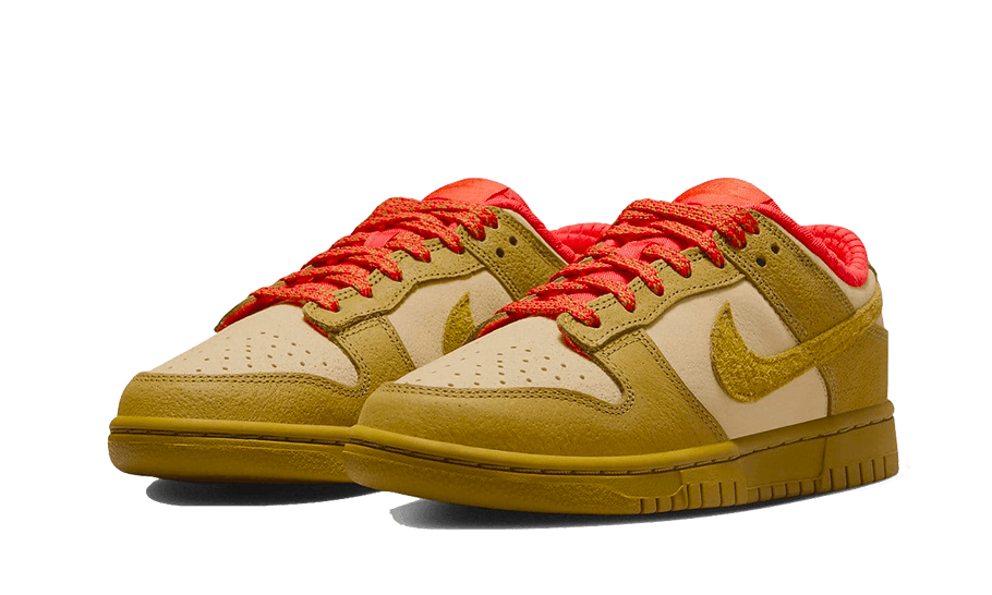 Overkicks - Nike Dunk Low Bronzine Sesame Picante Red (FQ8897-252) - vista trasera