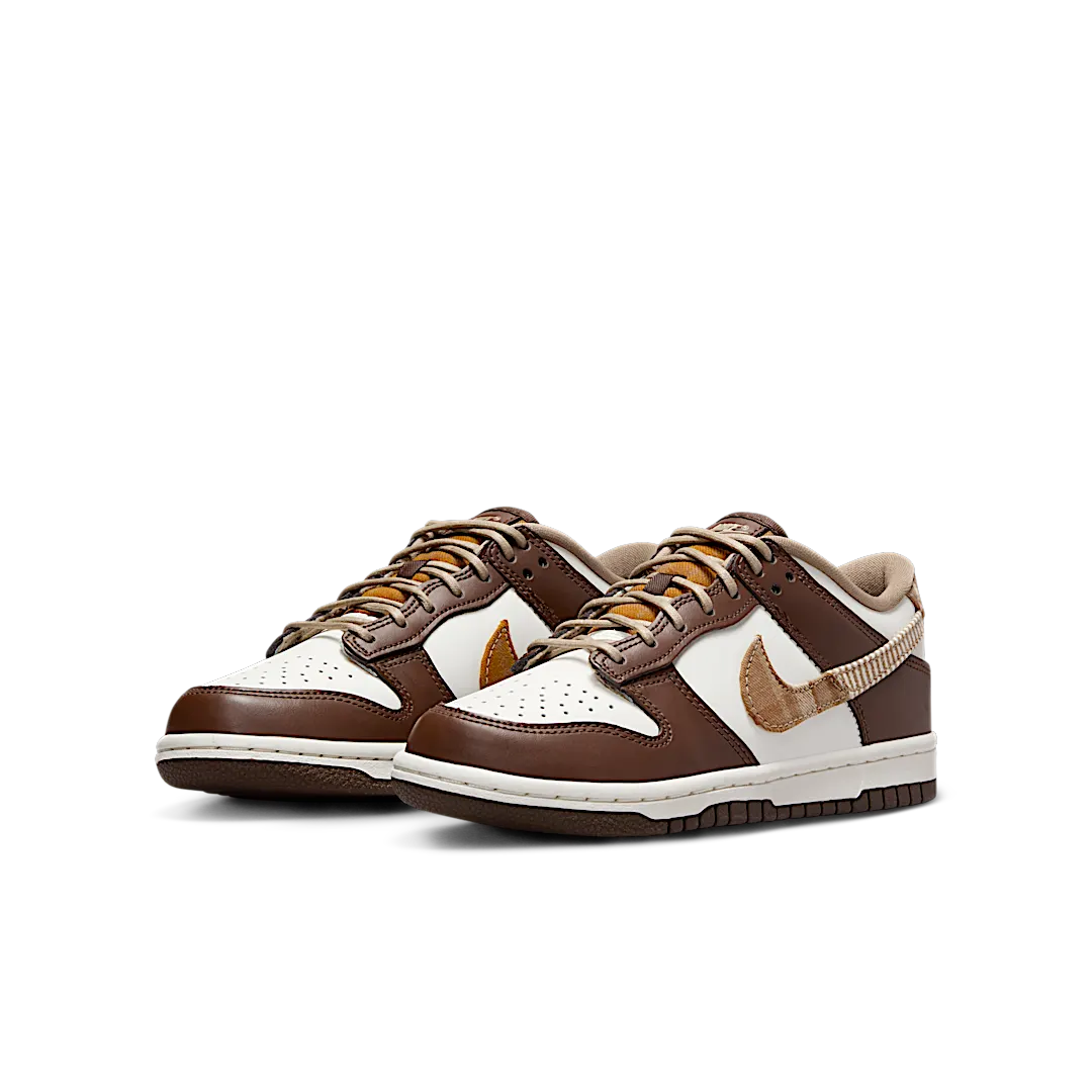 Overkicks - Nike Dunk Low Brown Plaid (FV3653-191) - vista trasera