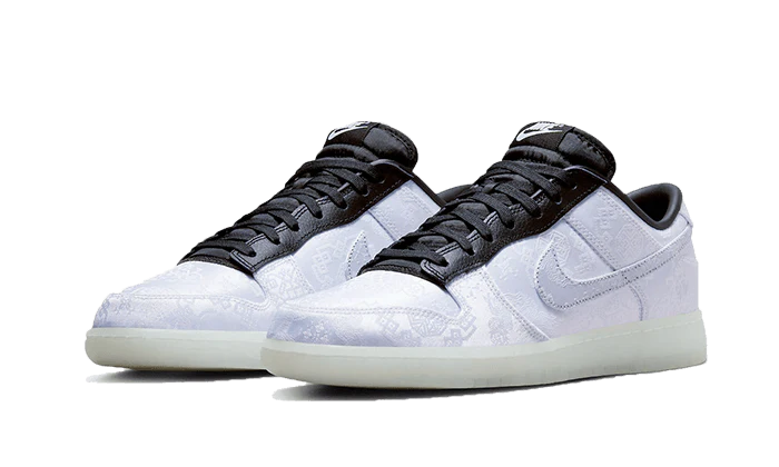 Overkicks - Nike Dunk Low CLOT Fragment White (FN0315-110) - vista trasera