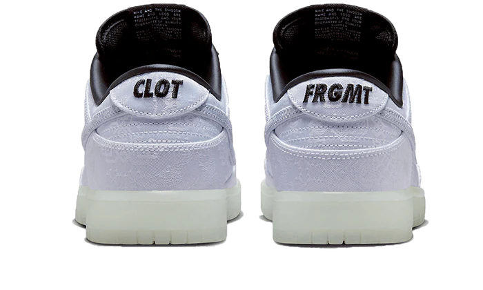 Overkicks - Nike Dunk Low CLOT Fragment White (FN0315-110) - par completo