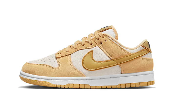 Overkicks - Nike Dunk Low Celestial Gold Suede (DV7411-200) - vista lateral