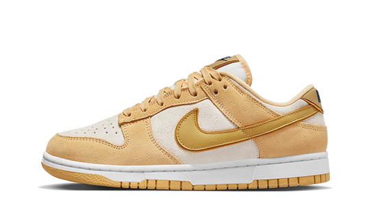 Overkicks - Nike Dunk Low Celestial Gold Suede (DV7411-200) - vista lateral