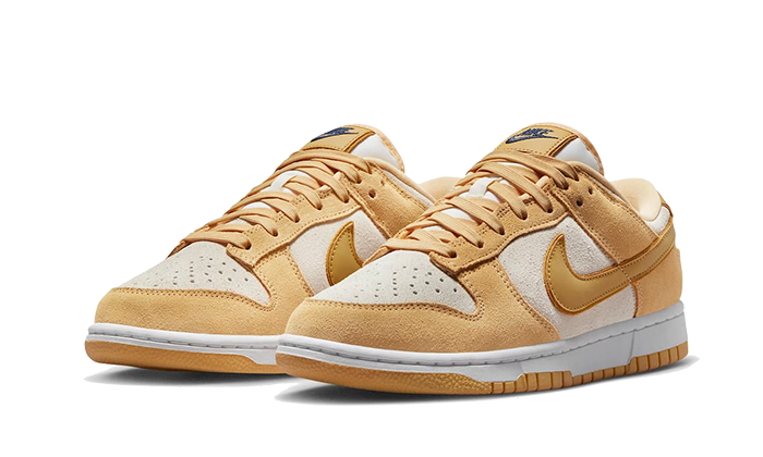 Overkicks - Nike Dunk Low Celestial Gold Suede (DV7411-200) - vista trasera