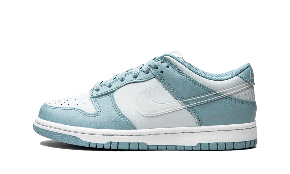 Overkicks - Nike Dunk Low Clear Blue Swoosh (DH9765-401) - vista lateral