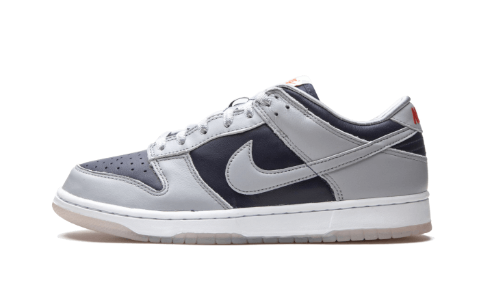 Overkicks - Nike Dunk Low College Navy Grey (DD1768-400) - vista lateral