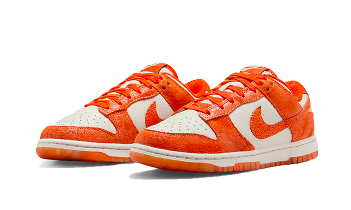 Overkicks - Nike Dunk Low Cracked Orange (FN7773-001) - vista trasera