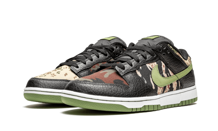 Overkicks - Nike Dunk Low Crazy Camo (DH0957-001) - vista trasera