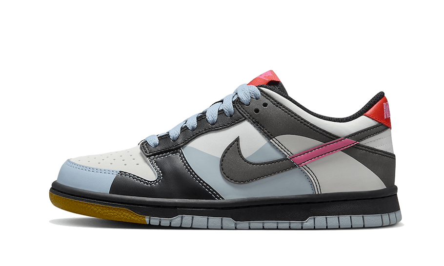 Overkicks - Nike Dunk Low Dance Multi-Color (FJ2686-100) - vista lateral