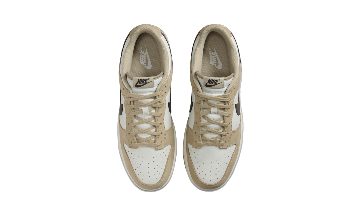 Overkicks - Nike Dunk Low Desert Khaki Medium Ash (IB3079-200) - vista superior