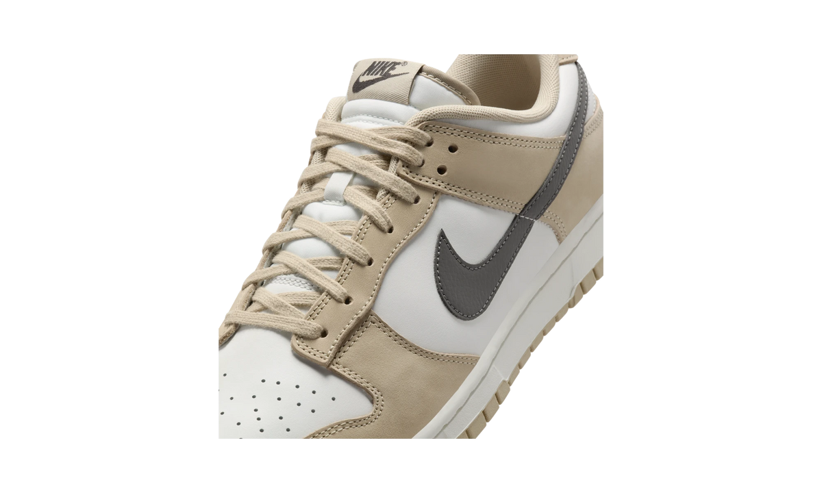 Overkicks - Nike Dunk Low Desert Khaki Medium Ash (IB3079-200) - detalle lateral interior