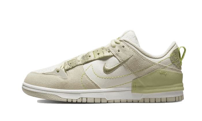 Overkicks - Nike Dunk Low Disrupt 2 Green Snake (DV3206-001) - vista lateral
