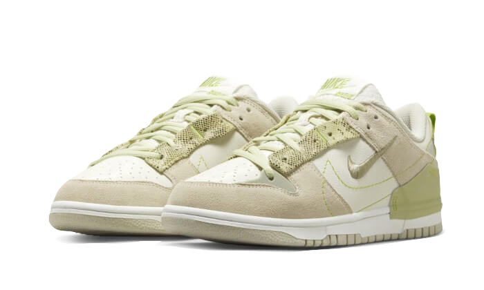 Overkicks - Nike Dunk Low Disrupt 2 Green Snake (DV3206-001) - vista trasera