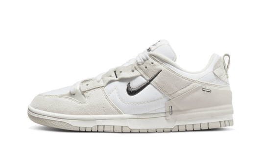 Overkicks - Nike Dunk Low Disrupt 2 Pale Ivory Black (DH4402-101) - vista lateral