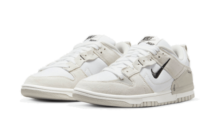 Overkicks - Nike Dunk Low Disrupt 2 Pale Ivory Black (DH4402-101) - vista trasera