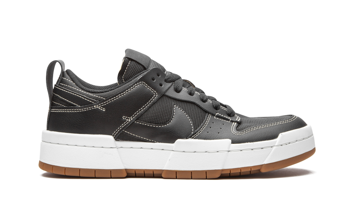Overkicks - Nike Dunk Low Disrupt Black Gum (CK6654-002) - detalle talón