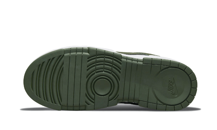 Overkicks - Nike Dunk Low Disrupt Dark Green White (DQ0869-100) - par completo