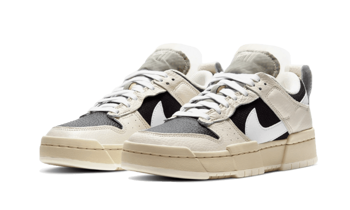 Overkicks - Nike Dunk Low Disrupt Pale Ivory Black (DD6620-001) - vista trasera