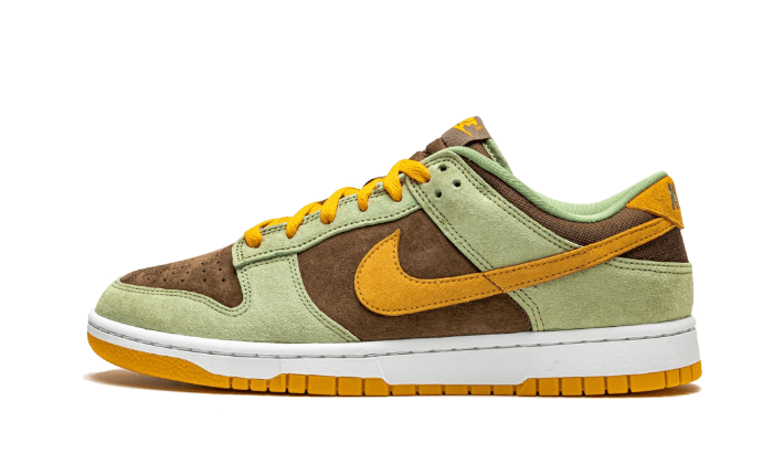 Overkicks - Nike Dunk Low Dusty Olive (DH5360-300) - vista lateral