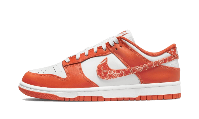 Overkicks - Nike Dunk Low Essential Paisley Pack Orange (DH4401-103) - vista lateral