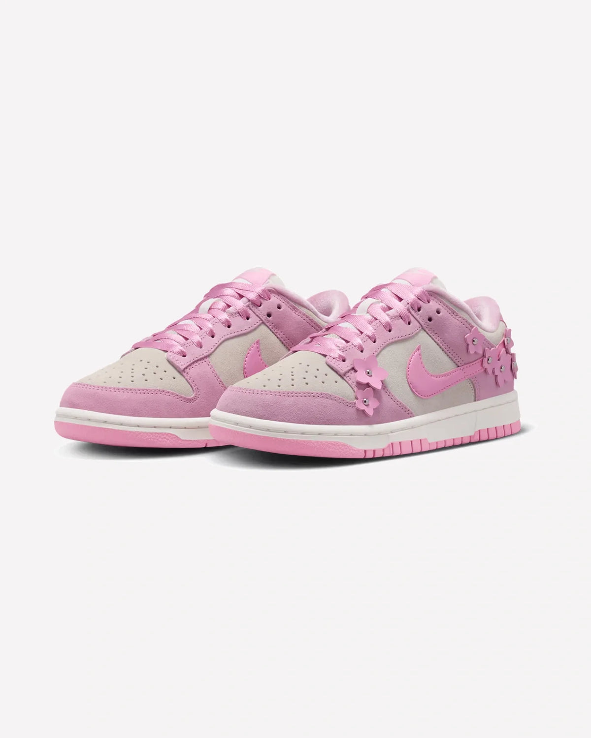 Overkicks - Nike Dunk Low Femme Pink Flower (Womens) (IV4726-600) - vista trasera