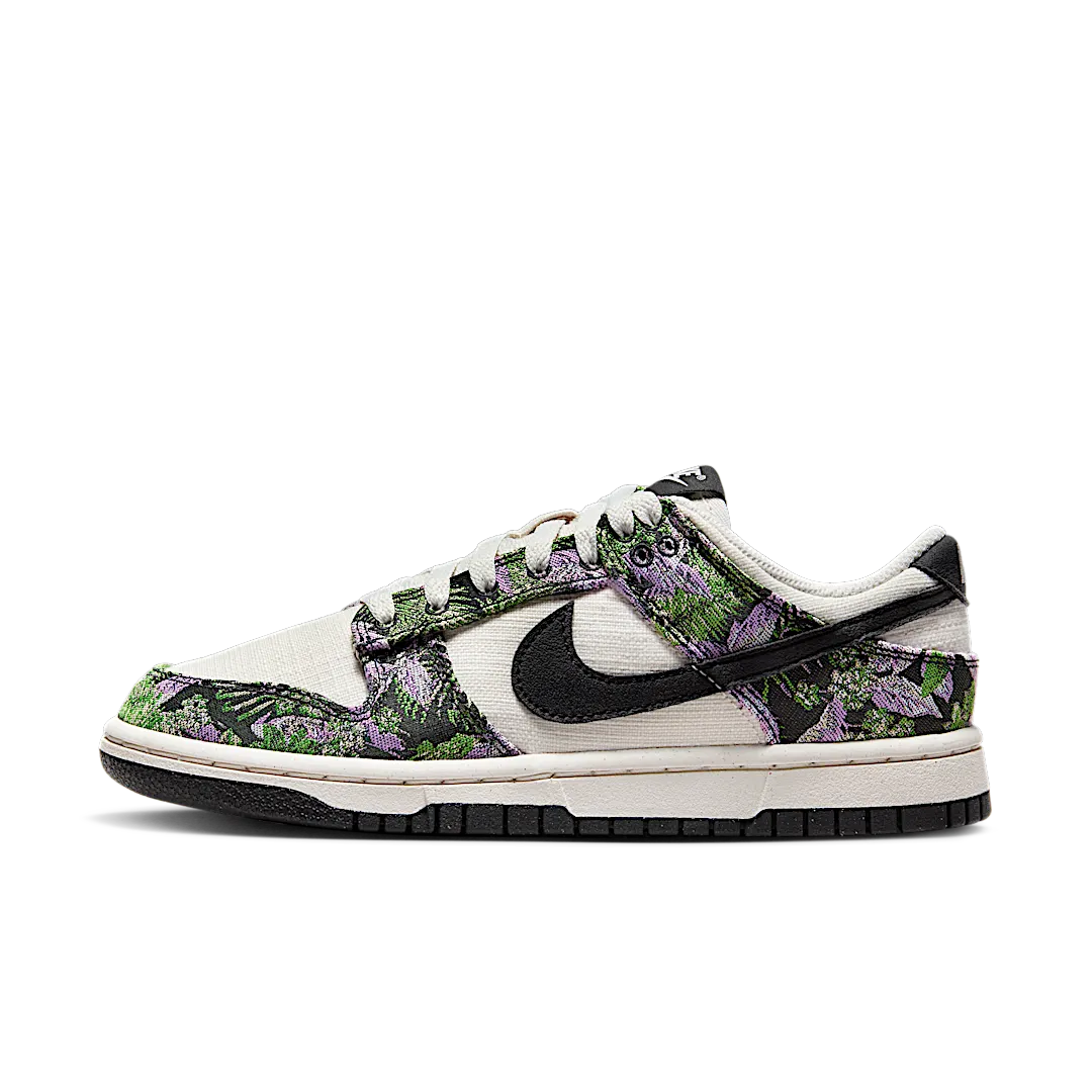 Overkicks - Nike Dunk Low Floral Tapestry (FN7105-030) - vista lateral