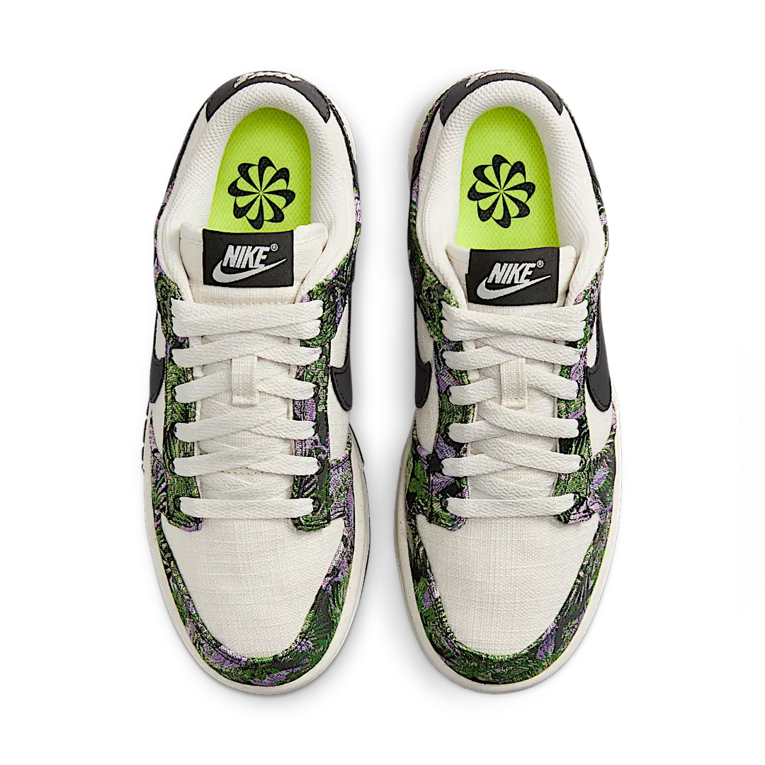 Overkicks - Nike Dunk Low Floral Tapestry (FN7105-030) - par completo