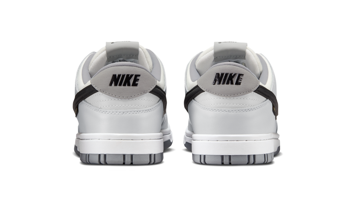 Overkicks - Nike Dunk Low Gore-Tex Summit White Light Smoke Grey (HQ2053-100) - detalle talón