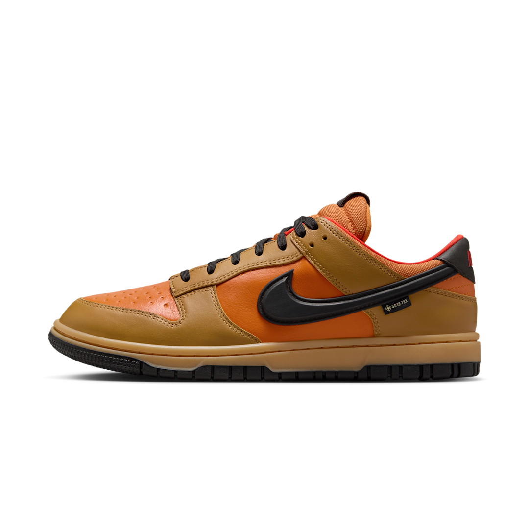 Overkicks - Nike Dunk Low Gore-Tex Wheat Ceramic (HQ2053-700) - vista lateral