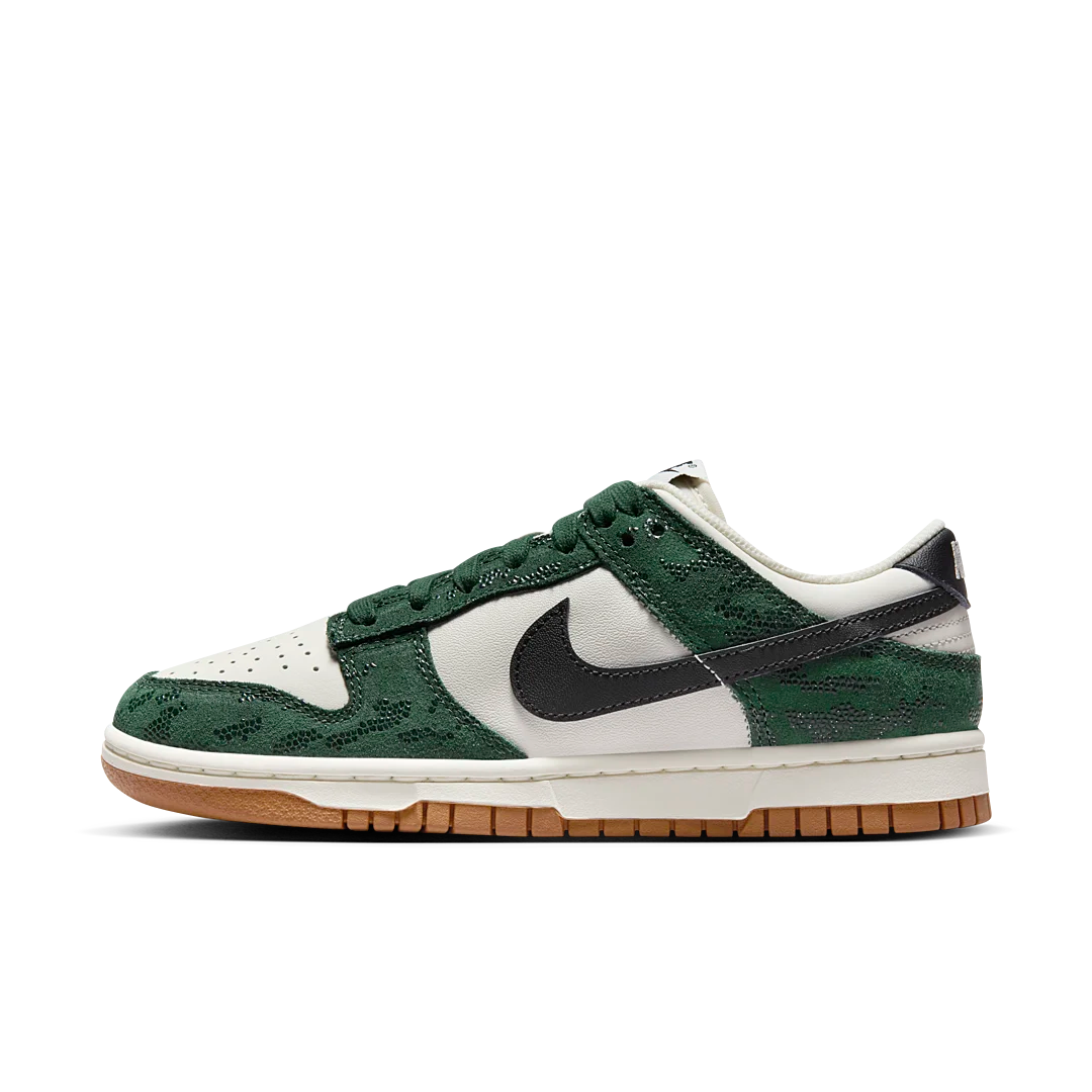 Overkicks - Nike Dunk Low Green Snake (FQ8893-397) - vista lateral
