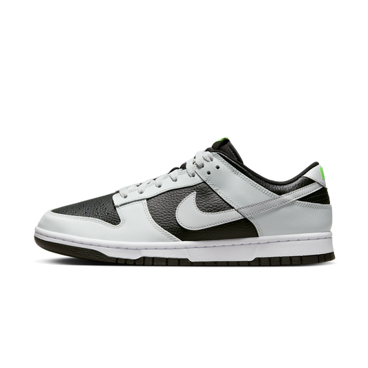 Overkicks - Nike Dunk Low Grey Panda Volt (FD9756-001) - vista lateral