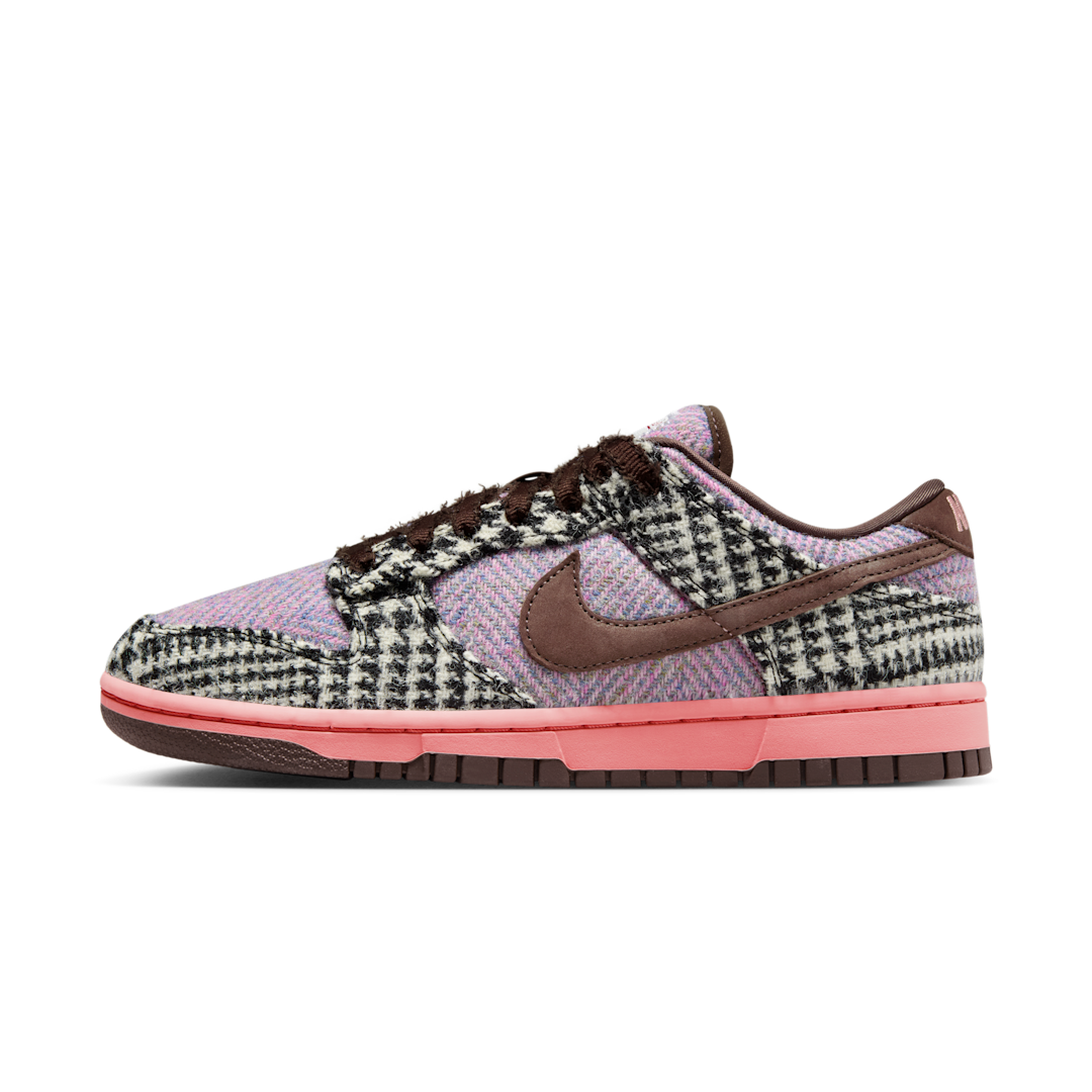 Overkicks - Nike Dunk Low Harris Tweed Purple Pink (HQ5036-902) - vista lateral