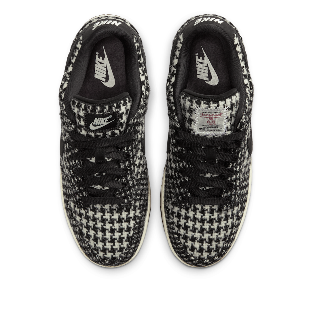 Overkicks - Nike Dunk Low Harris Tweed White Black Multi (HQ5036-901) - par completo