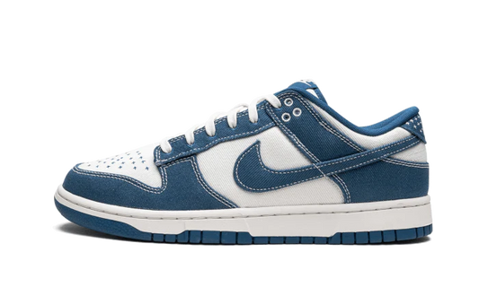 Overkicks - Nike Dunk Low Industrial Blue Sashiko (DV0834-101) - vista lateral